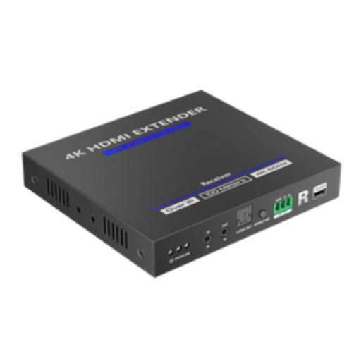 [EPCOM_TT592RX] Epcom Receptor Compatible para Kits TT592 / Resolución 4K@60Hz / Cat 5e/6 / Distancia de 100 m / IPCOLOR / Control IR /  Cero Latencia / Compatible con Switch Gigabit.