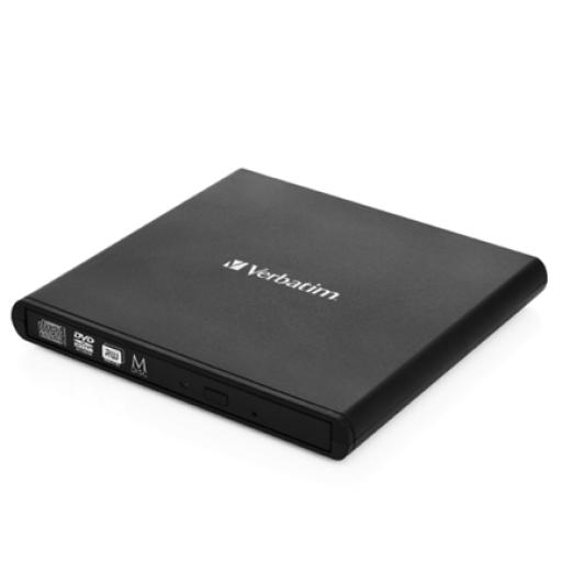 [VERBATIM_98938] Verbatim Grabadora Verbatim CD/DVD Externa SlimLine Color Negro
