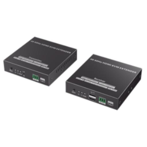 [EPCOM_TT582KVM-RX] Epcom Receptor Compatible para Kit TT582-KVM |4K @60Hz | Cat 6, 6a y 7 |  hasta 150 metros | Transmite el Video y Controla tu DVR vía USB a distancia