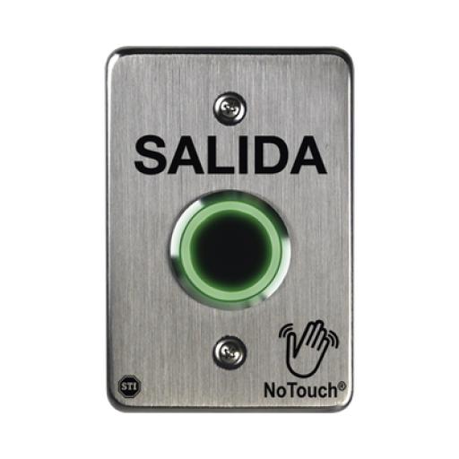 [STI_NT-SS101-ES] STI Interruptor IR NoTouch® de Acero Inoxidable, Salida Única, SALIDA