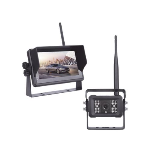 [EPCOM_EP175J] Epcom Sistema Profesional Inalámbrico de Cámara de Reversa Infrarroja y Monitor Touch de 7" para Vehículos de Trabajo y Montacargas 