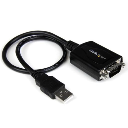 [STARTECH.COM_ICUSB2321X] StarTech.com CABLE PROFESIONAL DE 0.3M USB A PUERTO SERIE SERIAL RS232 DB9 CON R