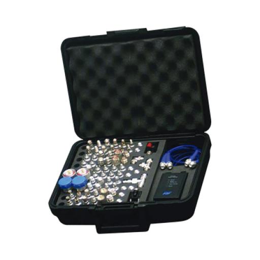 [RFINDUSTRIES_RFA-4022] RF Industries Mega Kit de Adaptadores UNIDAPT de 74 piezas, en conjunto todos los del RFA-4019 y RFA-4023-01 así como 2 Cables UNIDAPT, un Barril-Machos y un Probador de Cables en un solo estuche con bisagras.