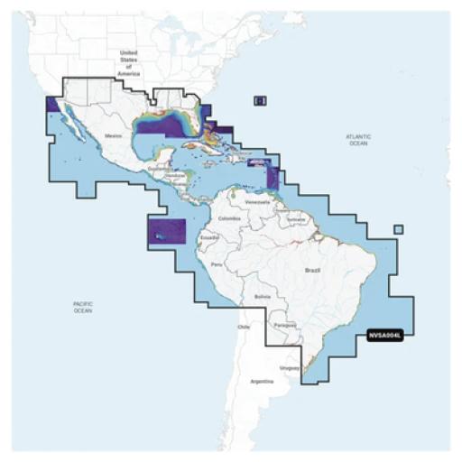 [GARMIN_010-C1285-00] Garmin Mapa México, Caribe y Brasil