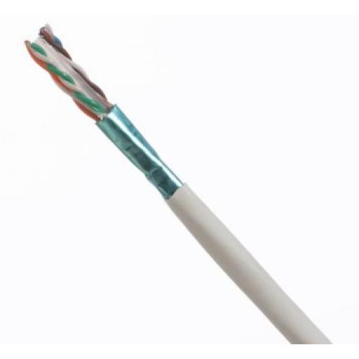 [PANDUIT_PUL6AHD04WH-EG] Panduit Bobina de Cable UTP de 4 Pares, Vari-MaTriX HD, Cat6A, 23 AWG, LSZH-3 (Libre de Gases Tóxicos), Color Blanco, 305m