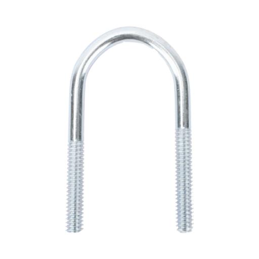 [CHAROFIL_CH-ABR-U-38] CHAROFIL  Abrazadera tipo U de 1 1/2", con acabado Electro Zinc, no incluye tuercas y arandelas  