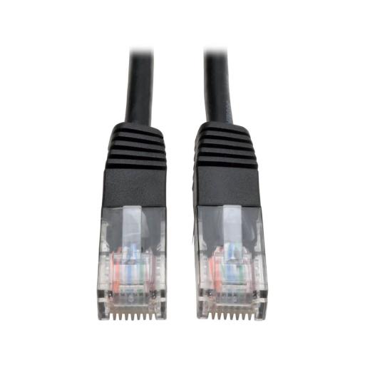 [TRIPPLITE_N002-010-BK] Tripp Lite CABLE PATCH CAT5E UTP MOLDEADO 350MHZ RJ45 M/M NEGRO 3.05M .