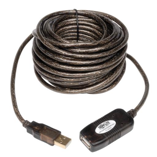 [TRIPPLITE_U026-10M] Tripp Lite CABLE DE EXTENSION USB 2.0 REPETIDOR ACTIVO A M/H 10M .