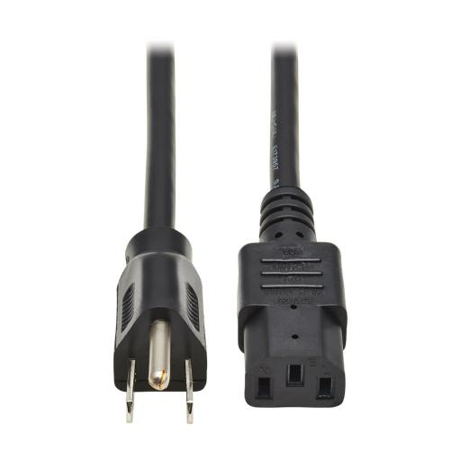 [TRIPPLITE_P006-001] Tripp Lite CABLE ALIMENTACION COMPUTADORA PC 10A 18AWG NEMA 5-15P/C13 30C.
