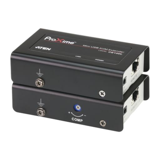 [ATEN_CE100] ATEN Mini consola extensora USB VGA Cat5 USB de hasta 320 pies /W/(EE.UU./REINO UNIDO/UE/SALIDA) ADP. ATEN