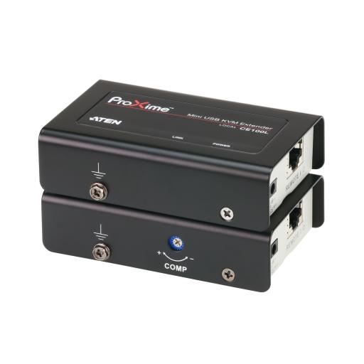 [ATEN_CE100] ATEN Mini consola extensora USB VGA Cat5 USB de hasta 320 pies /W/(EE.UU./REINO UNIDO/UE/SALIDA) ADP. ATEN