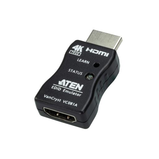 [ATEN_VC081A] ATEN Adaptador de emulador de EDID | HDMI 4K real | Elimina problemas de comunicación debido a fallo de sincronización de datos EDID 