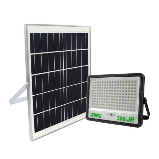 [JWJ_JLRE-SOL-01-300N] JWJ Reflector con Panel Solar 300 W /  Batería 3.2  V CD / T.C.C. 6 500 K / IP66.