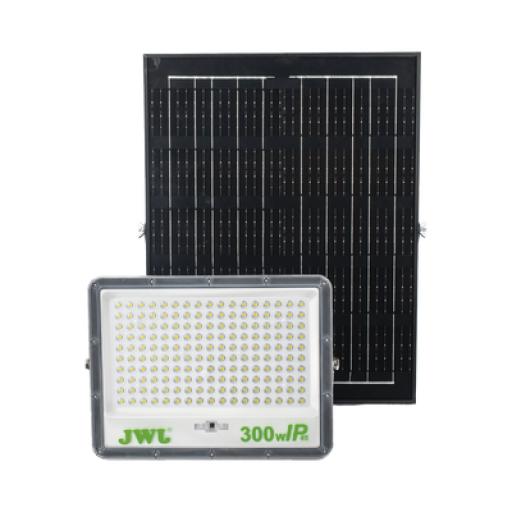 [JWJ_JLRE-SOL-01-300N] JWJ Reflector con Panel Solar 300 W /  Batería 3.2  V CD / T.C.C. 6 500 K / IP66.