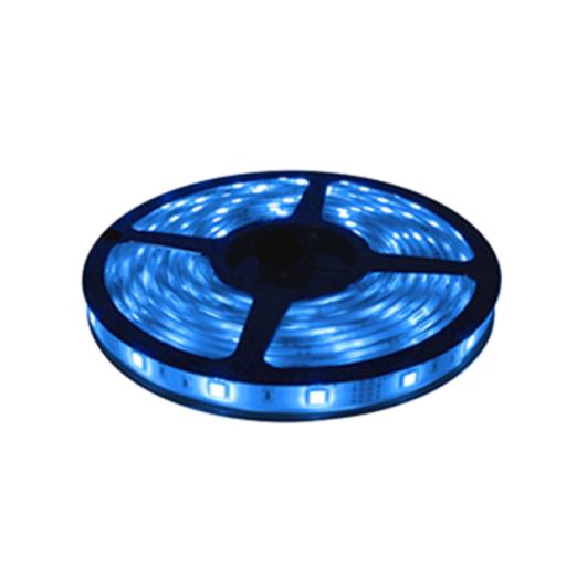 [JWJ_JLTL-5050-IP65] JWJ Tira Led de 5 m / Color Azul / Uso Exterior / Potencia 22 W / 900 lm/ 12 V CD / IP 65.