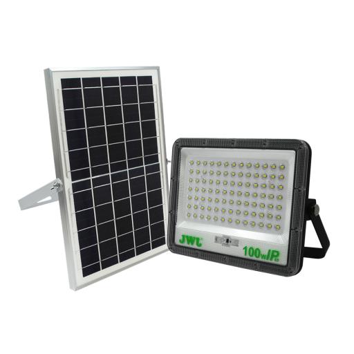 [JWJ_JLRE-SOL-01-100N] JWJ Reflector con Panel Solar 100 W /  Batería 3.2  V CD / T.C.C. 6 500 K / IP66.