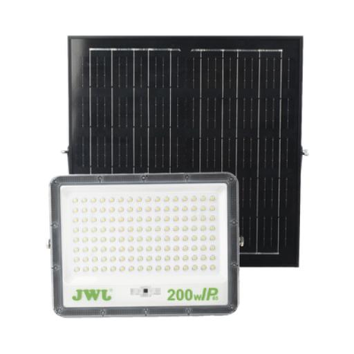 [JWJ_JLRE-SOL-01-200N] JWJ Reflector con Panel Solar 200 W /  Batería 3.2  V CD / T.C.C. 6 500 K / IP66.