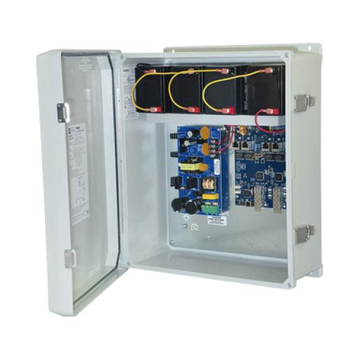[ALTRONIX_NETWAY-SP4-WPX] Altronix Fuente de Alimentación para PoE / 2 Entradas 1G Fiber SFP / 4 Salidas 10/100/1000 PoE/PoE+ configurable para 2 Salidas 60W Hi-PoE / Nema IP66 / Con capacidad de batería de respaldo / Requiere batería