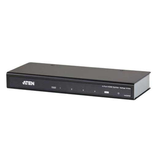 [ATEN_VS184A] ATEN Splitter HDMI | 1 x 4 | True 4K @ 60 Hz | HDCP 2.2 | EDID Expert™ | HDR 4:4:4 | Plug & Play