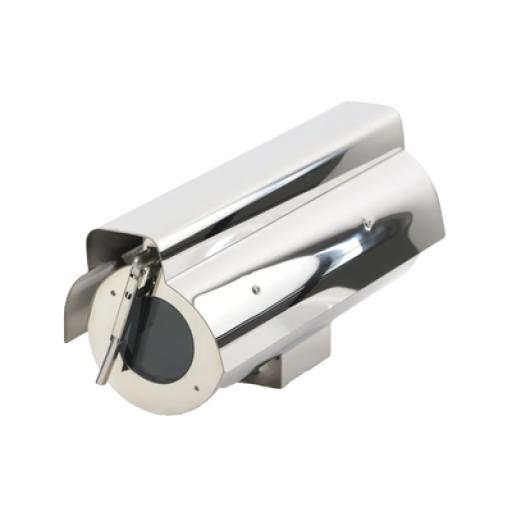 [SYSCOMVIDEO_SYE800/K] SYSCOM VIDEO Gabinete para Cámaras Tipo Box (Profesional) / Cumple con Norma Anti-Explosión / Cumple con Norma IP68 / Fabricado en Acero Inoxidable / Limpiaparabrisas Integrado