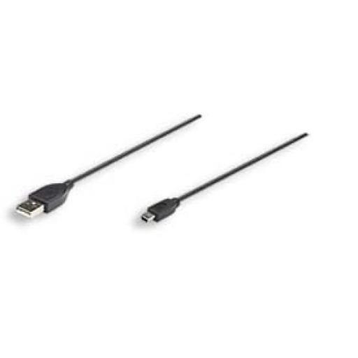 [MANHATTAN_322638] Cable de Dispositivos USB Manhattan Negro 1 M.