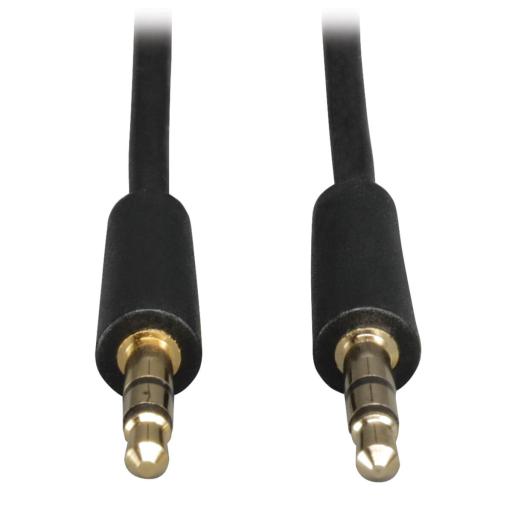 [TRIPPLITE_P312-001] Tripp Lite CABLE AUDIO ESTEREO MINI 3.5MM PARA BOCINAS Y AUDIOFONO M/M 30..CM
