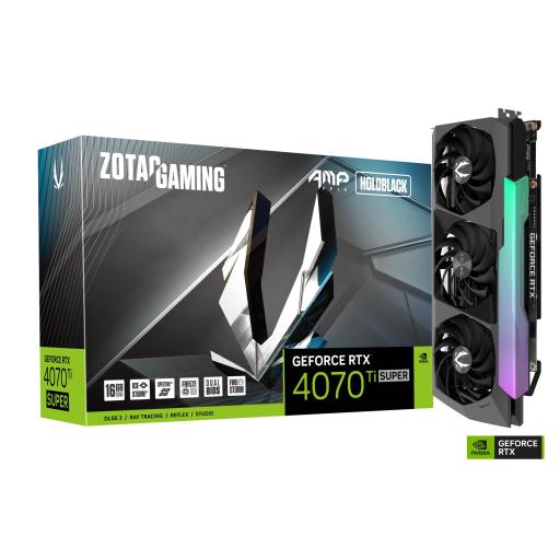 [ZOTAC_ZT-D40730F-10P] Tarjeta de video Zotac GAMING GeForce RTX 4070 Ti SUPER AMP HOLO 16GB