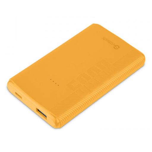 [GETTTECH_GBN-E5KCS-01] Getttech POWERBANK GETTTECH PORTATIL 5000MAH INDICADOR LED USB A / USB C (GBN-E5KCS-01)