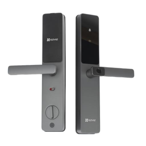 [EZVIZ_CS-DL05-R200] EZVIZ Cerradura Inteligente / Wi-Fi / Bluetooth  / Códigos Temporales Para Visitantes / Lectura de Huella / Lectura de Tag / Contraseña /  Botón para Timbrar / Apertura Remota /  Alarma Anti-intrusión /  No Requiere HUB