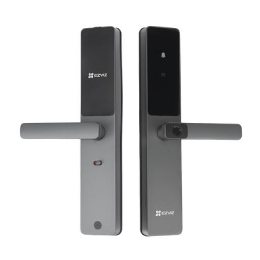 [EZVIZ_CS-DL05-R100] EZVIZ Cerradura Inteligente / Cerrojo Tipo Americano / Wi-Fi / Bluetooth  /  Códigos Temporales Para Visitantes / Lectura de Huella / Lectura de Tag / Contraseña /  Botón para Timbrar / Apertura remota /  No Requiere Hub 