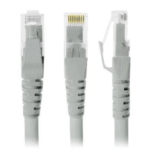 [BROBOTIX_308200] BRobotix CABLE DE PATCH RED, CAT6 UTP, GRIS, 2.0 M BROBOTIX 308200