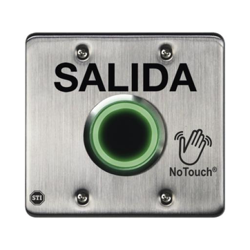 [STI_NT-SS201-ES] STI Interruptor IR NoTouch® de Acero Inoxidable, Salida Doble, SALIDA 