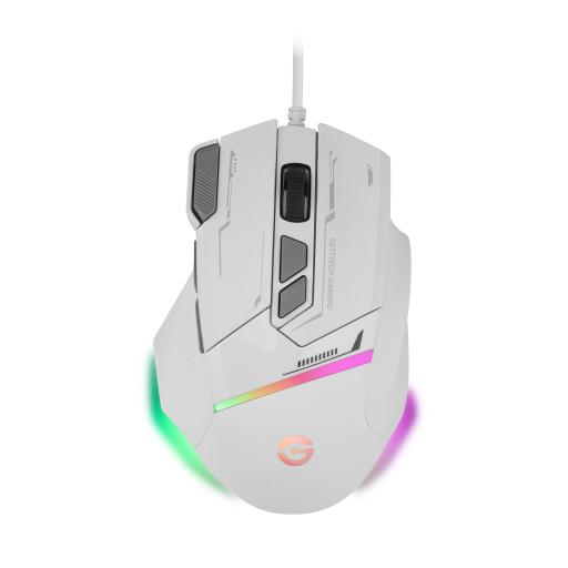 [GETTTECH_GPM-RGBWR-G1-WH] Getttech MOUSE GETTTECH GAMING ERGONOMICO BLANCO 7200 DPI 3M CLICS 125 HZ RGB GPM-RGBWR-G1-WH