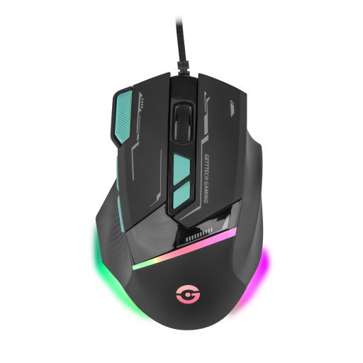 [GETTTECH_GPM-RGBWR-G1-BK] Getttech MOUSE GETTTECH GAMING ERGONOMICO NEGRO 7200 DPI 3M CLICS 125 HZ RGB GPM-RGBWR-G1-BK