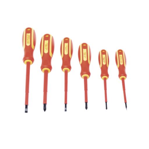 [PRECISION_PST-H020-01] Precision Juego de 6 desarmadores Aislados Bicolor 1000v  