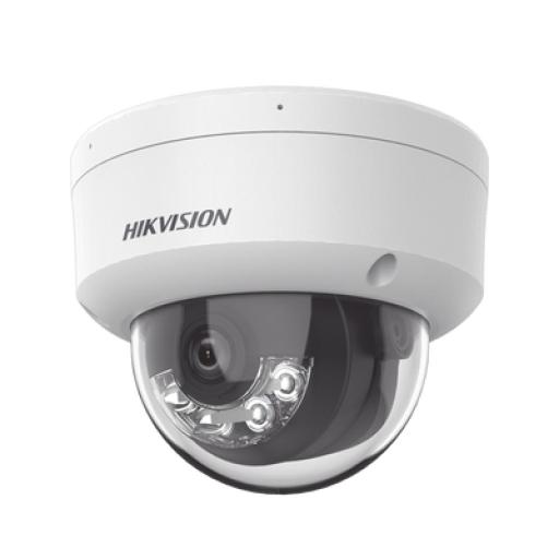 [HIKVISIONDIGITALTECHNOLOGY_DS-2CD2163G2-LIS2U] Hikvision Digital Technology [Dual Light + 2 Micrófonos Integrados] Domo IP 6 Megapixel / Lente 2.8 mm / 30 mts Luz Blanca + 30 mts IR / ACUSENSE / Exterior IP67 / IK10 / WDR 120 dB / PoE / ONVIF / Micro SD / Metal / ACUSEARCH