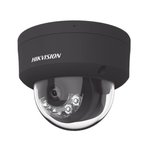 [HIKVISIONDIGITALTECHNOLOGY_DS-2CD2143G2-LIS2U(BLACK)] Hikvision Digital Technology Domo IP 4 Megapixel / Color Negro / Lente 2.8 mm / Dual Light (30 mts Luz Blanca + 30 mts IR) / 2 Micrófonos Integrados / ACUSENSE / Exterior IP67 / IK10 / WDR 120 dB / PoE / ONVIF / Micro SD / Metal / ACUSEARCH