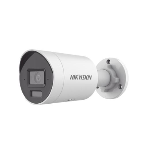 [HIKVISIONDIGITALTECHNOLOGY_DS-2CD2023G2-LI2U] Hikvision Digital Technology [Dual Light + 2 Micrófonos Integrados] Bala IP 2 Megapixel / Lente 2.8 mm / 40 mts Luz Blanca + 40 mts IR / ACUSENSE / Exterior IP67 / WDR 120 dB / PoE / ONVIF / Micro SD / Metal / ACUSEARCH