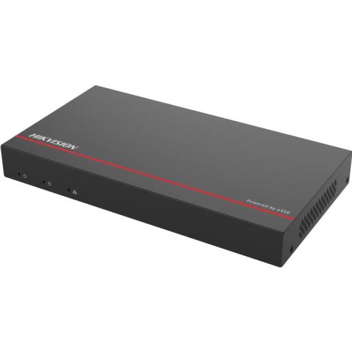 [HIKVISIONDIGITALTECHNOLOGY_DS-E08NI-Q1/8P/1T] Hikvision Digital Technology NVR + SSD / 4 Megapixel / 8 Canales IP / 8 Puertos PoE+ / 1 SSD de 1 TB / ACUSENSE / Diseño Compacto y Cero Ruido