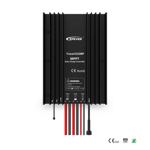[EPEVER_TRACER7810BP] EPEVER Controlador Solar MPPT 30A 12/24V, Máximo Voltaje de Circuito Abierto Voc 100Vcc, Configurable para Baterías de Litio