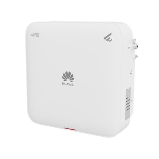 [HUAWEI_AP761] Huawei Punto de Acceso Exterior Wi-Fi 6 /  1.775 Gbps / MU-MIMO 2x2:2 (2.4GHz y 5GHz) / Smart Antenna / IP68 / Puerto GE y Puerto SFP / BLE / Con Administración Gratuita desde la Nube