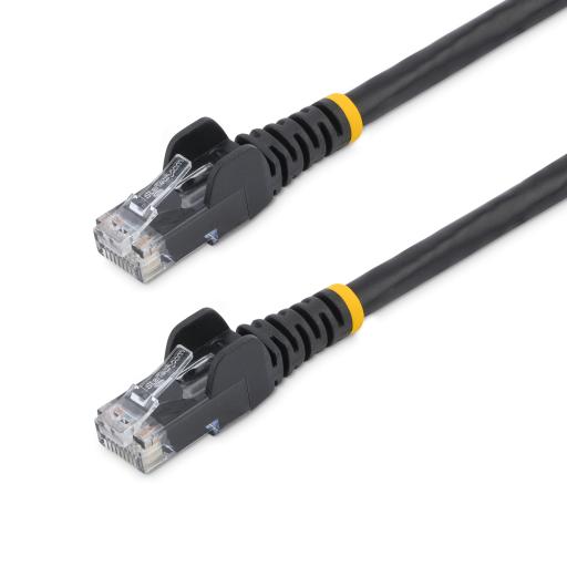 [STARTECH.COM_N6PATCH6BK10PK] StarTech.com CABLE DE RED RJ45 CAT6 NEGRO 1.8M - PACK DE 10 - SIN ENGANCHE