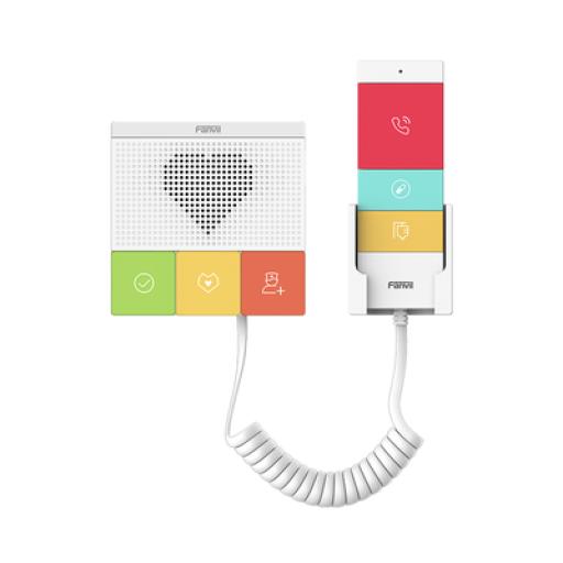 [FANVIL_Y501WY] Fanvil Intercomunicador SIP Wi-Fi para Hospital/Asilos, 6 botones, antibacterial, 1 Relevador integrado