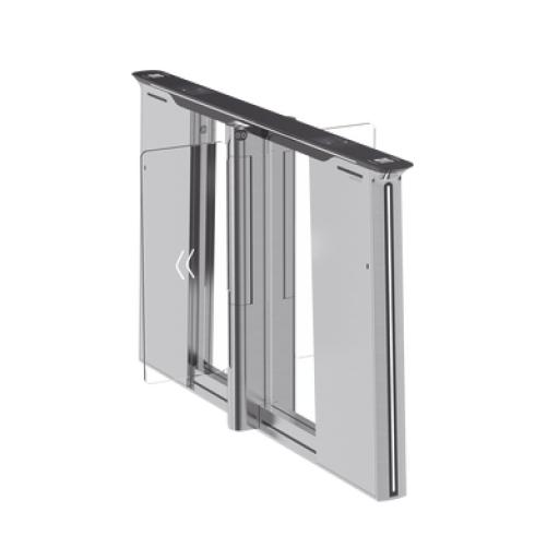 [HIKVISIONDIGITALTECHNOLOGY_DS-K3B961TX-M/DPIQL-DP90] Hikvision Digital Technology Torniquete con Reconocimiento Facial y Lector QR Embebidos / CENTRAL / 100 mil usuarios / Carril de 90 Cms / Requiere Torniquete Izquierdo y Derecho