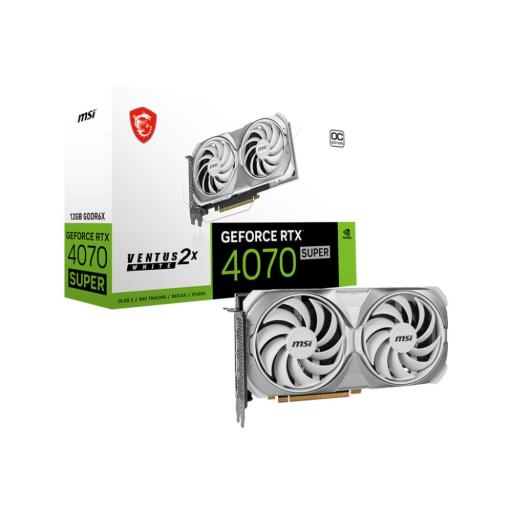 [MSI_RTX 4070 SUPER 12G VENTUS 2X WHITE OC] Tarjeta de video MSI GeForce RTX4070 SUPER 12G VENTUS 2X WHITE OC 12GB