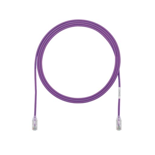 [PANDUIT_UTP28SP8INVL] Panduit Cable de Parcheo TX6, UTP Cat6, Diámetro Reducido (28AWG), Color Violeta, 8in (20.2cm)