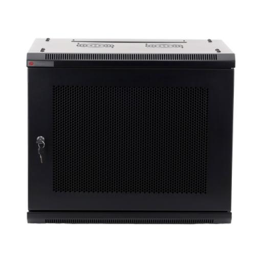 [PRECISION_PSTC-09-645BDP] Precision Gabinete PRECISION, Con Puerta Perforada, de 19in, 9UR, 450mm de Profundidad, Color Negro
