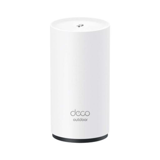 [TPLINK_DECOX50-OUTDOOR] TPLINK Router Inalámbrico MESH Exterior para Hogar / Doble Banda Wi-Fi 6 AX3000 Mbps / 2 Puerto Gigabit WAN/LAN / Puertos PoE 802.3 af/at Entrada / 2 Antenas Internas / Protección IP65 / Administración Mediante la App Deco (iOS, Android) 