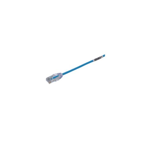 [PANDUIT_UTP28SP0.5MBU] Panduit Cable de Parcheo TX6, UTP Cat6, Diámetro Reducido (28AWG), Color Azul, 50 cm