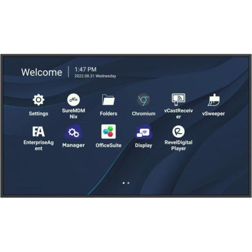[VIEWSONIC_CDE4330] Viewsonic PANTALLA DE PRESENTACION 24/7 4 3IN 450NITS 4K UHD